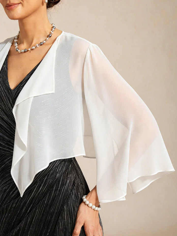 Transparante Chiffon Avond Cover-up