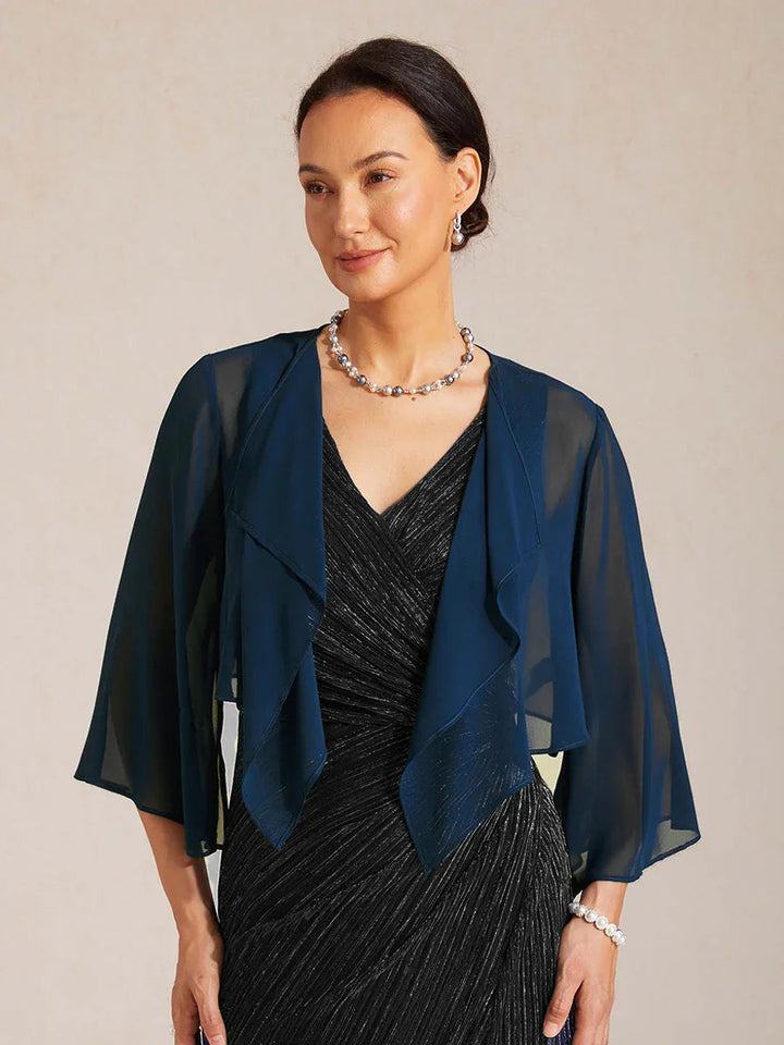 Transparante Chiffon Avond Cover-up