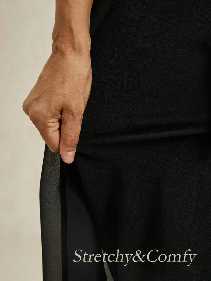Stijlvolle Rok en Stretch Broek Combinatie Onderkant