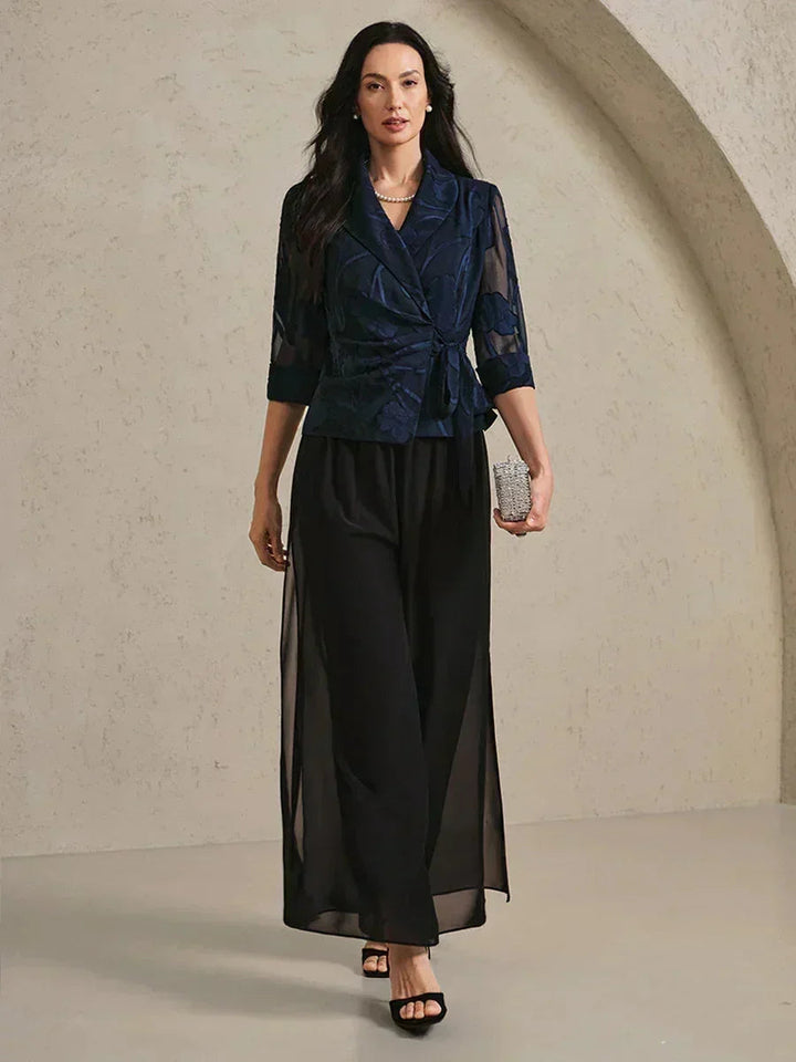 Elegante Bloemen Chiffon Blouse