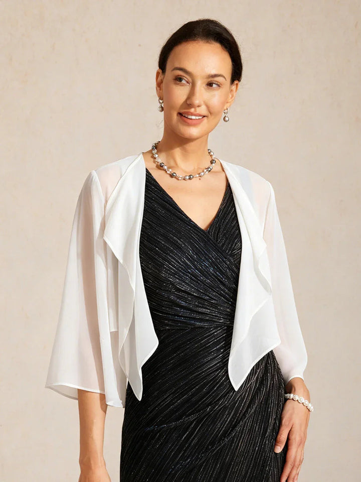 Transparante Chiffon Avond Cover-up