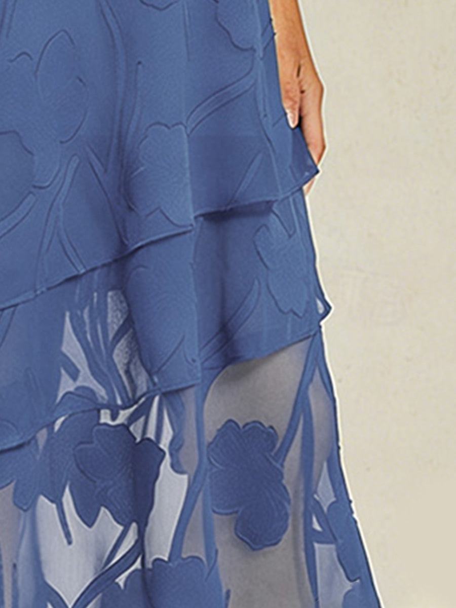 Bloemenchiffon Midirok