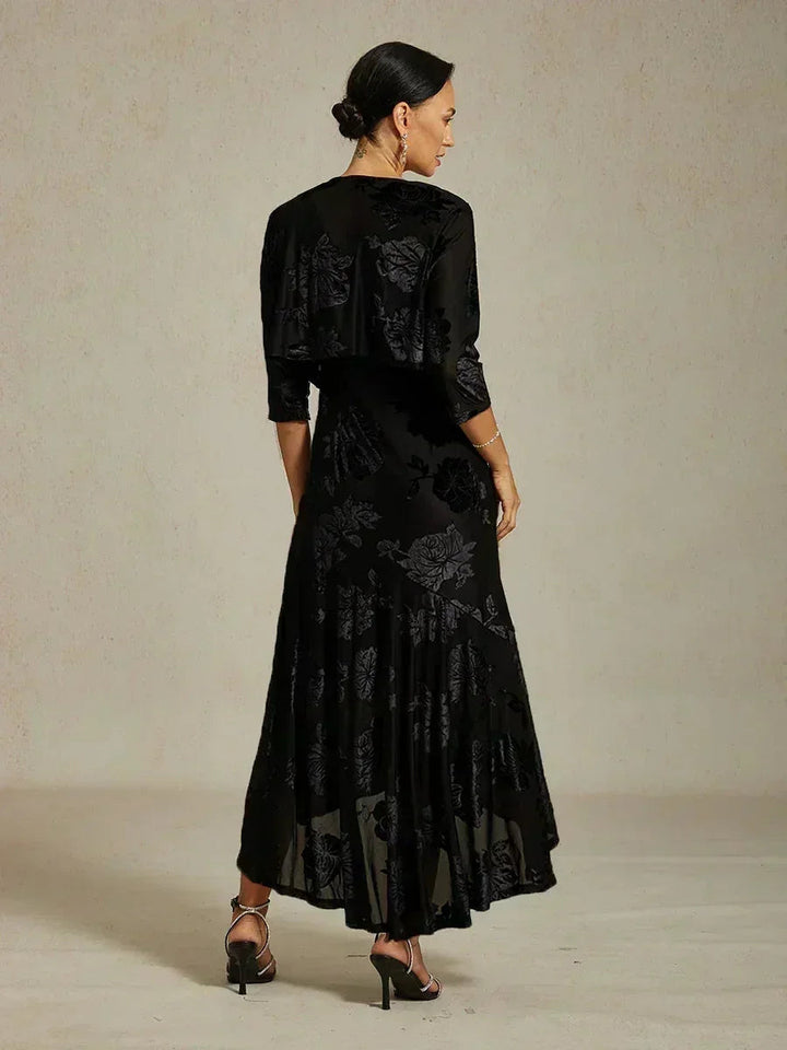 Floral Stretch 3/4 Sleeve Shrug