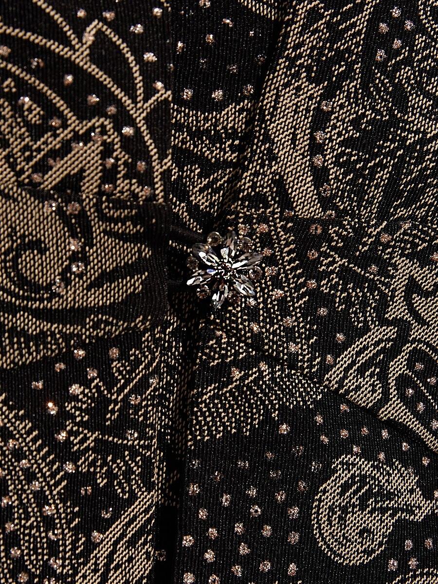 Paisley Blazerjurk met Subtiel Paillettenaccent