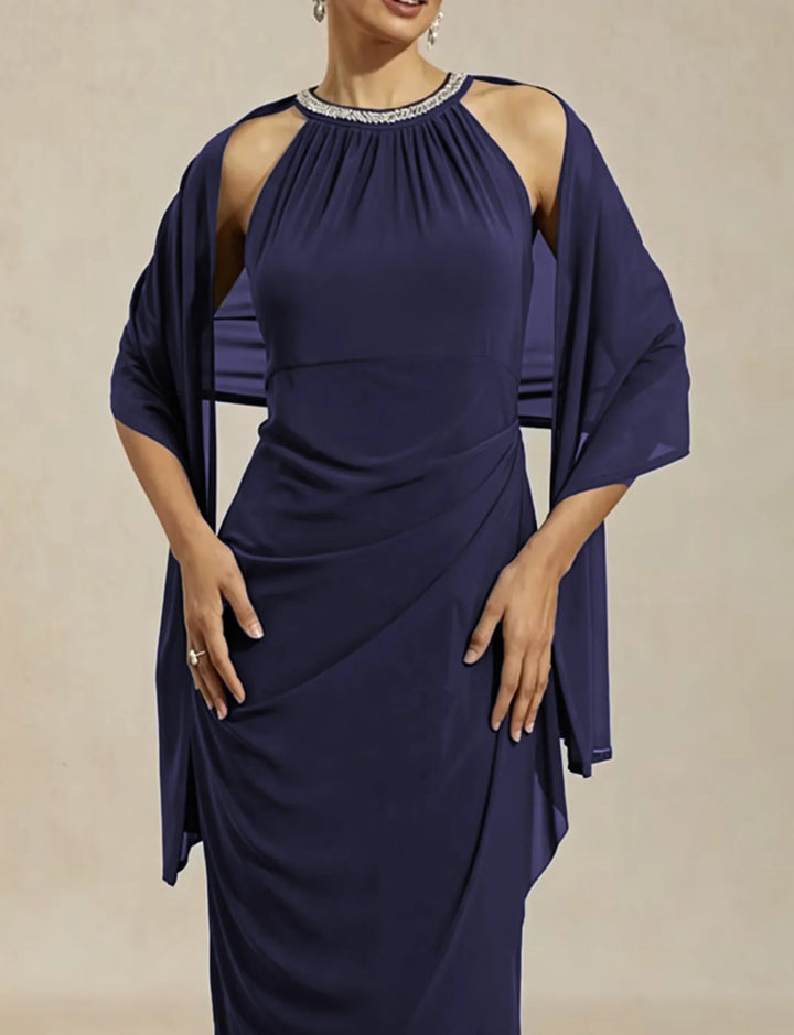 Stretch Mesh Long Shawl Wrap
